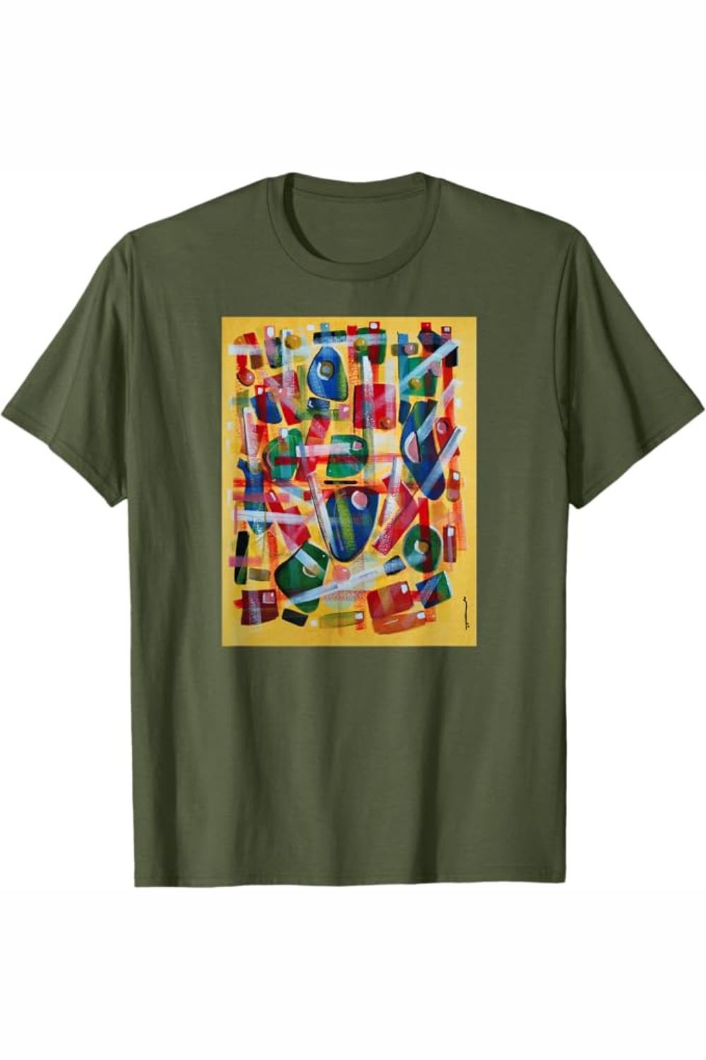 Geometric Abstract T-Shirt | John Richard Hewitt Exclusive Design